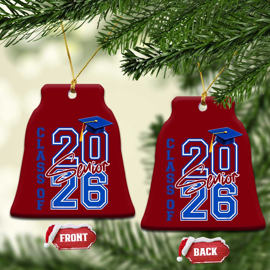 Class of 2026 Senior Ceramic Ornament School Graduation 26