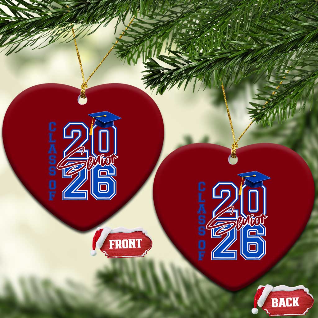 Class of 2026 Senior Ceramic Ornament School Graduation 26