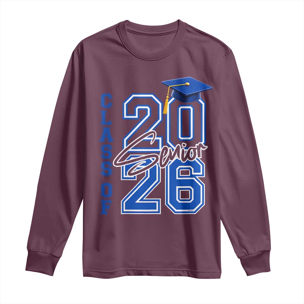 Class of 2026 Senior Long Sleeve Shirt School Graduation 26