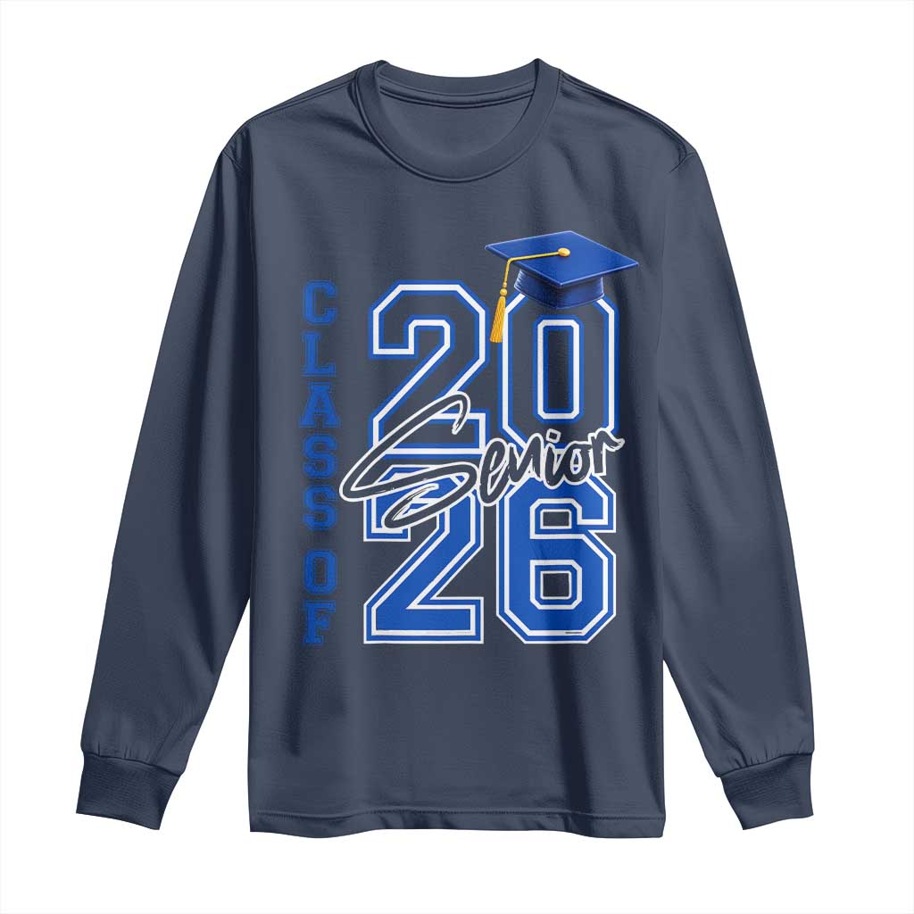 Class of 2026 Senior Long Sleeve Shirt School Graduation 26