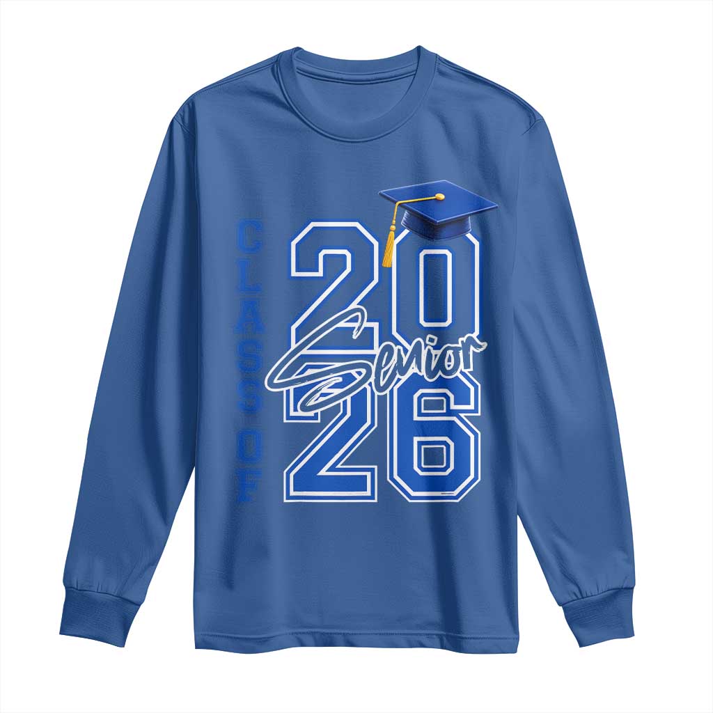 Class of 2026 Senior Long Sleeve Shirt School Graduation 26