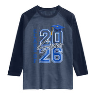 Class of 2026 Senior Raglan Shirt School Graduation 26