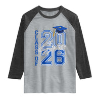 Class of 2026 Senior Raglan Shirt School Graduation 26