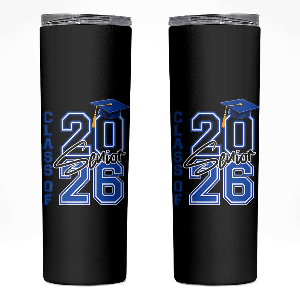 Class of 2026 Senior Skinny Tumbler School Graduation 26