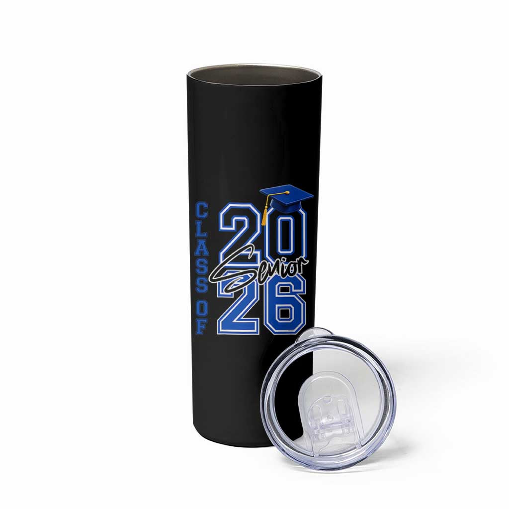 Class of 2026 Senior Skinny Tumbler School Graduation 26