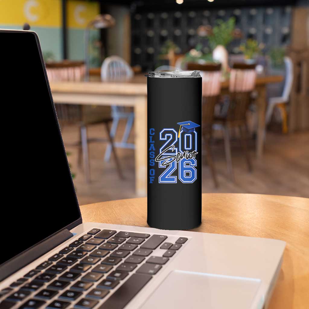 Class of 2026 Senior Skinny Tumbler School Graduation 26