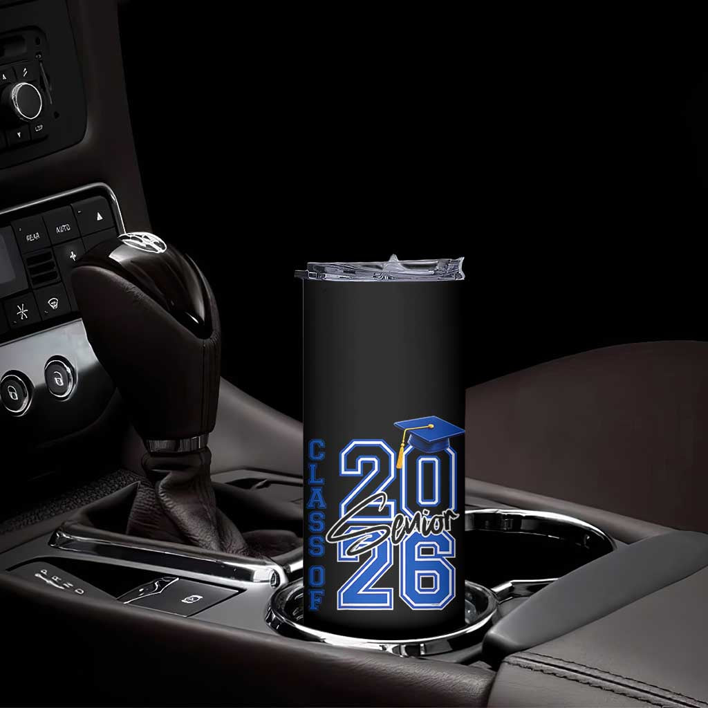 Class of 2026 Senior Skinny Tumbler School Graduation 26