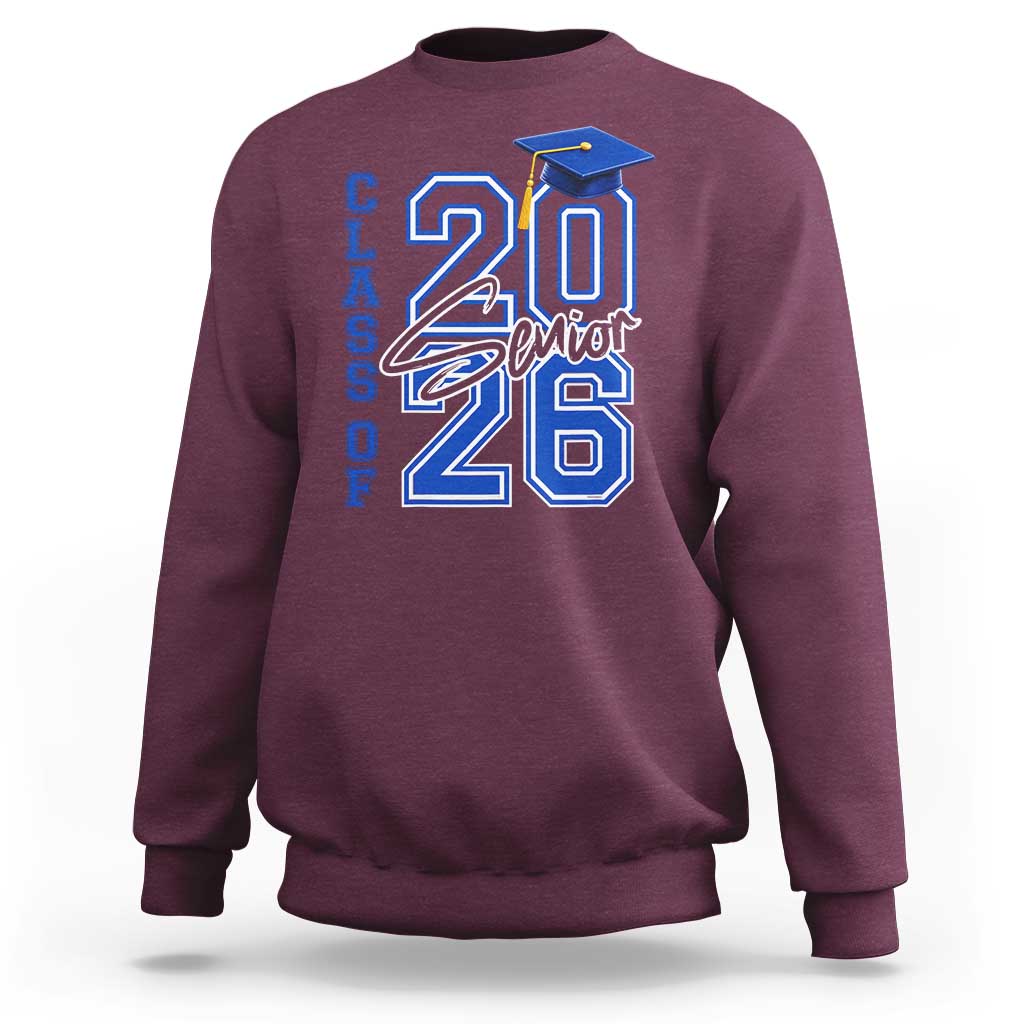 Class of 2026 Senior Sweatshirt School Graduation 26
