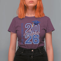 Class of 2026 Senior T Shirt For Women School Graduation 26