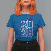 Class of 2026 Senior T Shirt For Women School Graduation 26
