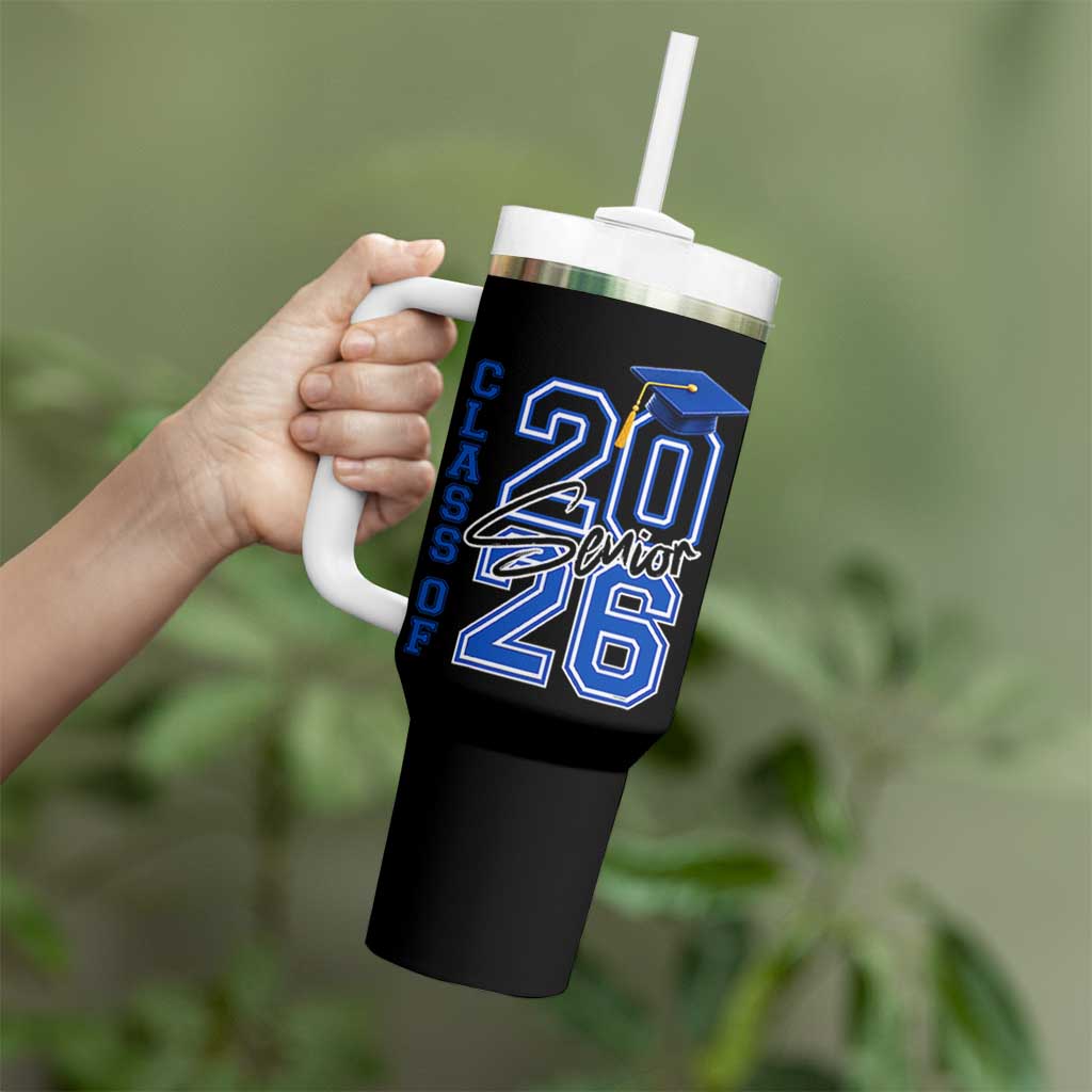 Class of 2026 Senior Tumbler With Handle School Graduation 26