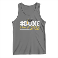 Done Class of 2026 Graduation Tank Top Mortarboard Graphic