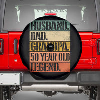 Husband Dad Grandpa 50 Year Old Legend Spare Tire Cover Funny 50th Birthday Fathers Day