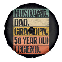 Husband Dad Grandpa 50 Year Old Legend Spare Tire Cover Funny 50th Birthday Fathers Day