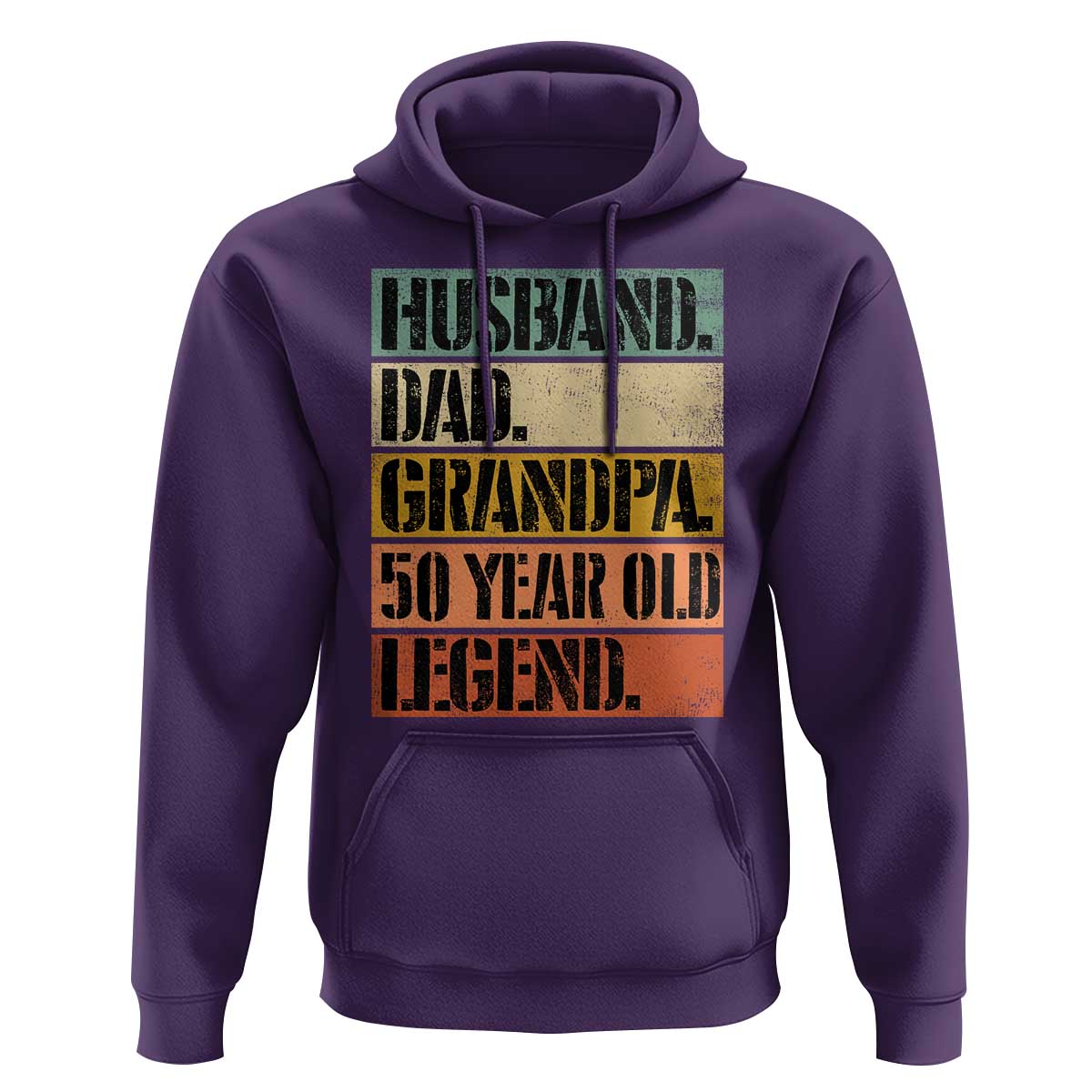 Husband Dad Grandpa 50 Year Old Legend Hoodie Funny 50th Birthday Fathers Day