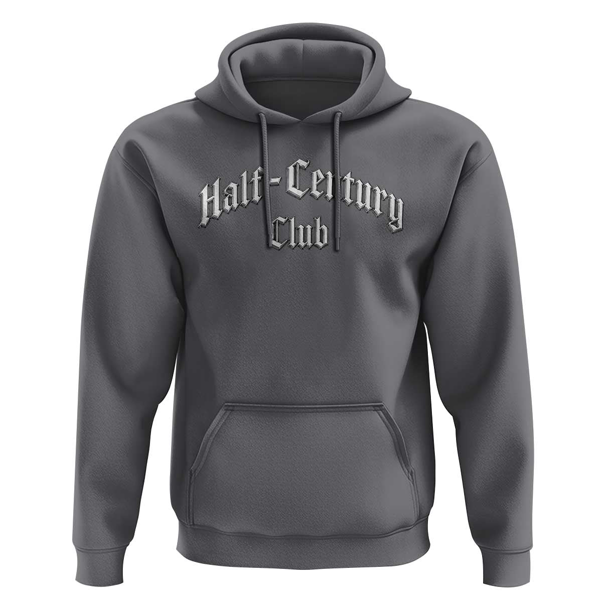 50th Birthday Hoodie Half Century Club Gothic 50 Years Old Bday