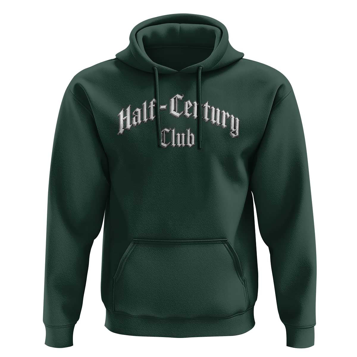 50th Birthday Hoodie Half Century Club Gothic 50 Years Old Bday