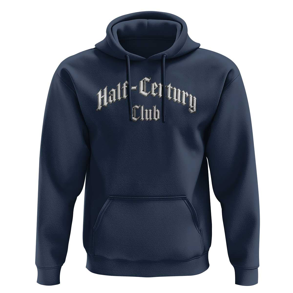 50th Birthday Hoodie Half Century Club Gothic 50 Years Old Bday