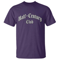 50th Birthday T Shirt Half Century Club Gothic 50 Years Old Bday