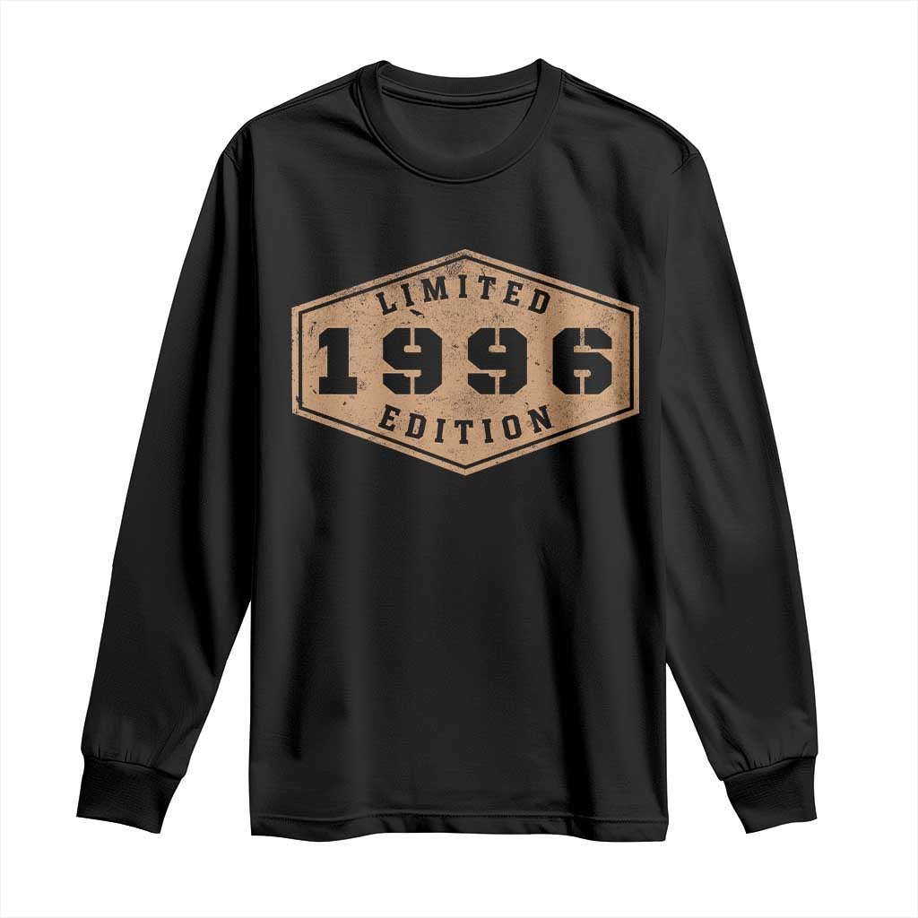 30th Birthday Long Sleeve Shirt 1996 Limited Edition Gifts For Turning 30