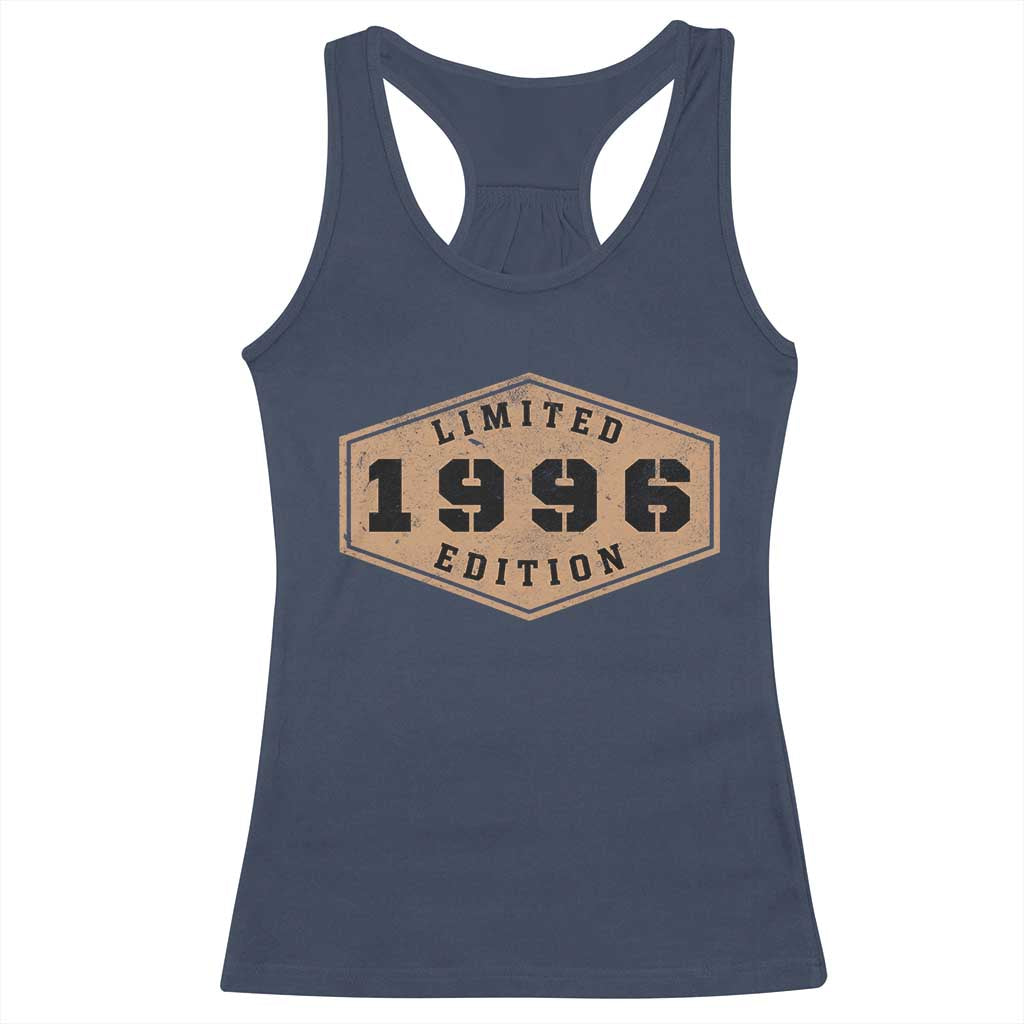 30th Birthday Racerback Tank Top 1996 Limited Edition Gifts For Turning 30