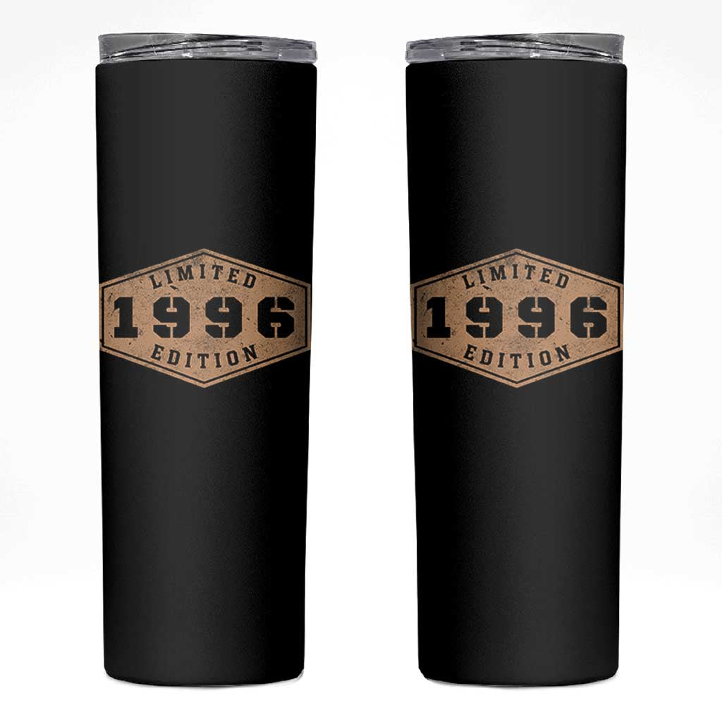 30th Birthday Skinny Tumbler 1996 Limited Edition Gifts For Turning 30