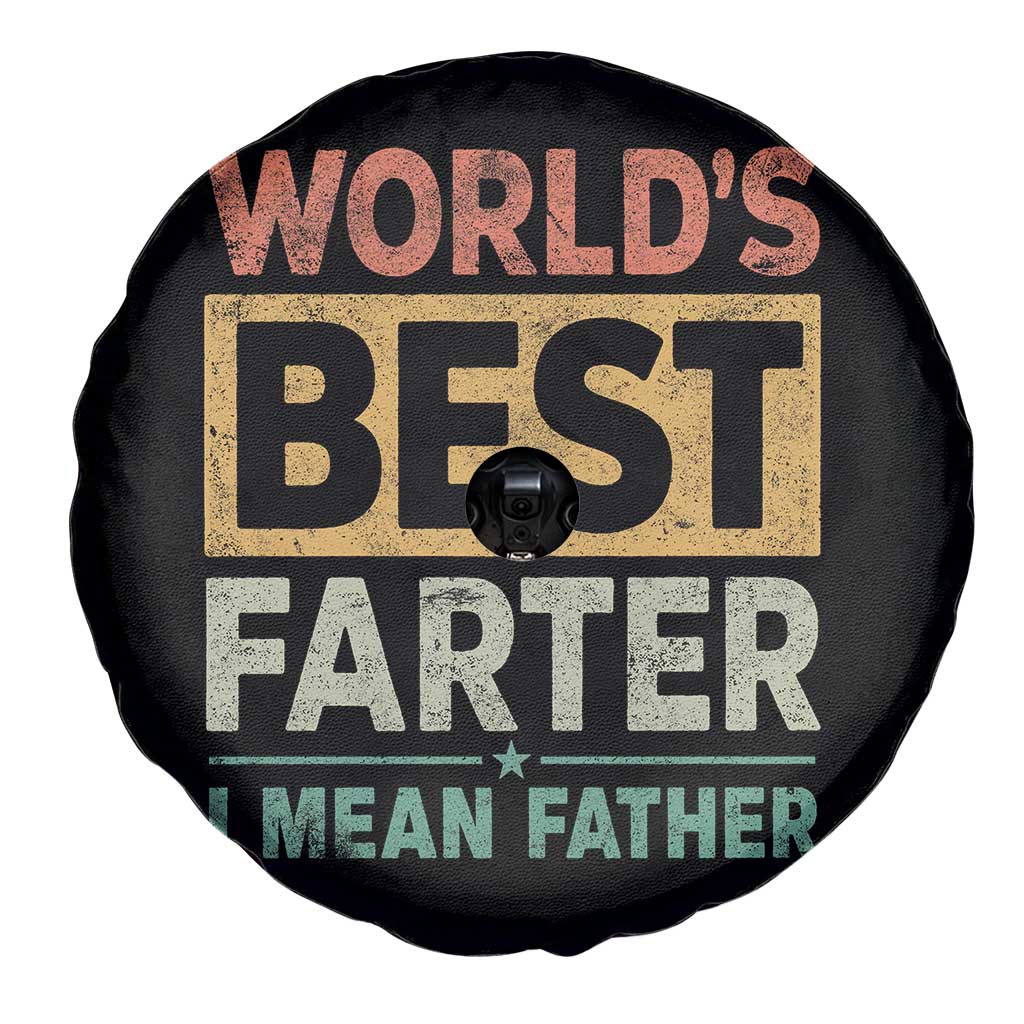 Worlds Best Farter I Mean Father Spare Tire Cover Funny Farted Dad Father's Day