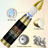 Worlds Best Farter I Mean Father Bullet Tumbler Funny Farted Dad Father's Day