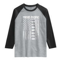 Proud Pacific Islander Raglan Shirt AAPI Heritage Month Polynesian Tribal American Flag