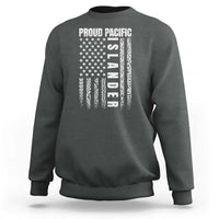 Proud Pacific Islander Sweatshirt AAPI Heritage Month Polynesian Tribal American Flag