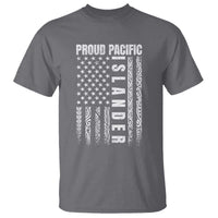 Proud Pacific Islander T Shirt AAPI Heritage Month Polynesian Tribal American Flag