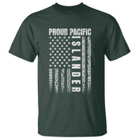 Proud Pacific Islander T Shirt AAPI Heritage Month Polynesian Tribal American Flag