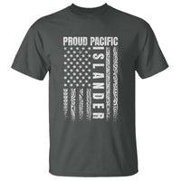 Proud Pacific Islander T Shirt AAPI Heritage Month Polynesian Tribal American Flag