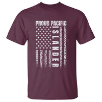 Proud Pacific Islander T Shirt AAPI Heritage Month Polynesian Tribal American Flag