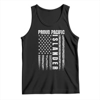Proud Pacific Islander Tank Top AAPI Heritage Month Polynesian Tribal American Flag