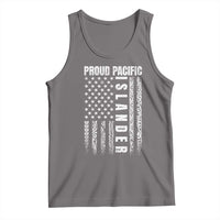 Proud Pacific Islander Tank Top AAPI Heritage Month Polynesian Tribal American Flag
