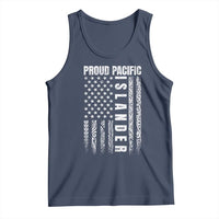 Proud Pacific Islander Tank Top AAPI Heritage Month Polynesian Tribal American Flag