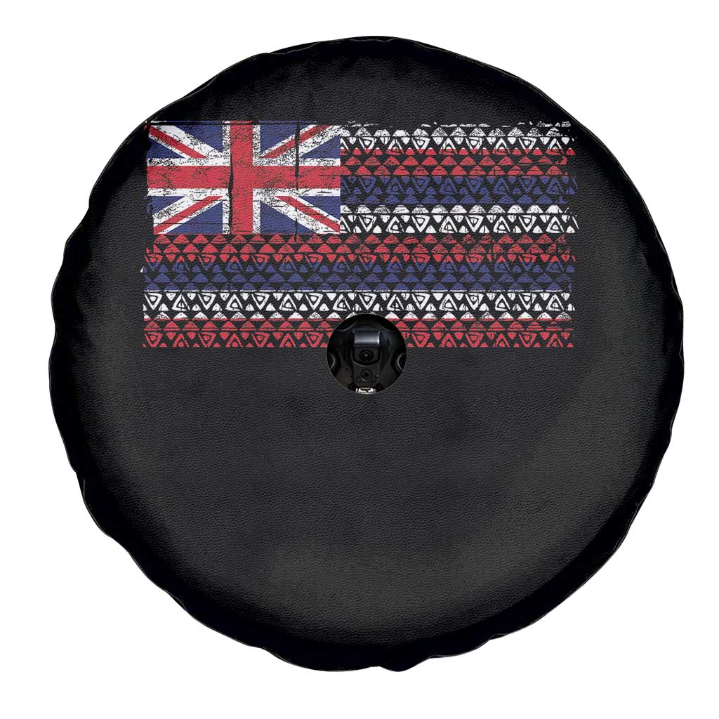 Hawaiian Tribal Flag State of Hawaii Spare Tire Cover