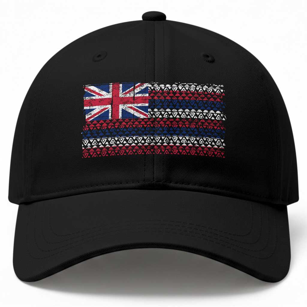 Hawaiian Tribal Flag State of Hawaii Baseball Cap