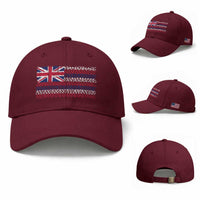Hawaiian Tribal Flag State of Hawaii Baseball Cap