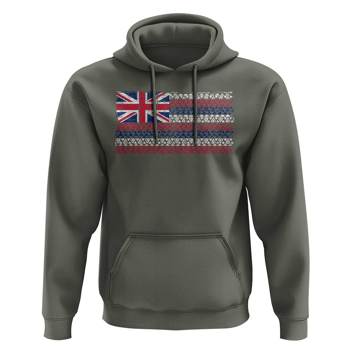 Hawaiian Tribal Flag State of Hawaii Hoodie