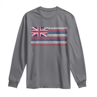 Hawaiian Tribal Flag State of Hawaii Long Sleeve Shirt