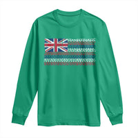 Hawaiian Tribal Flag State of Hawaii Long Sleeve Shirt