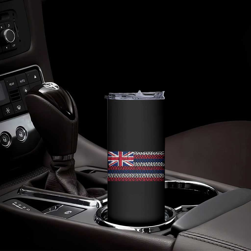 Hawaiian Tribal Flag State of Hawaii Skinny Tumbler