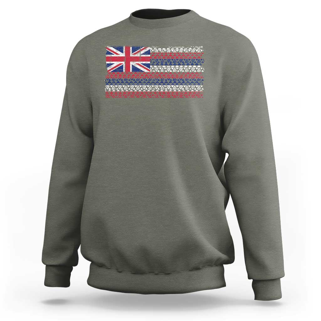 Hawaiian Tribal Flag State of Hawaii Sweatshirt