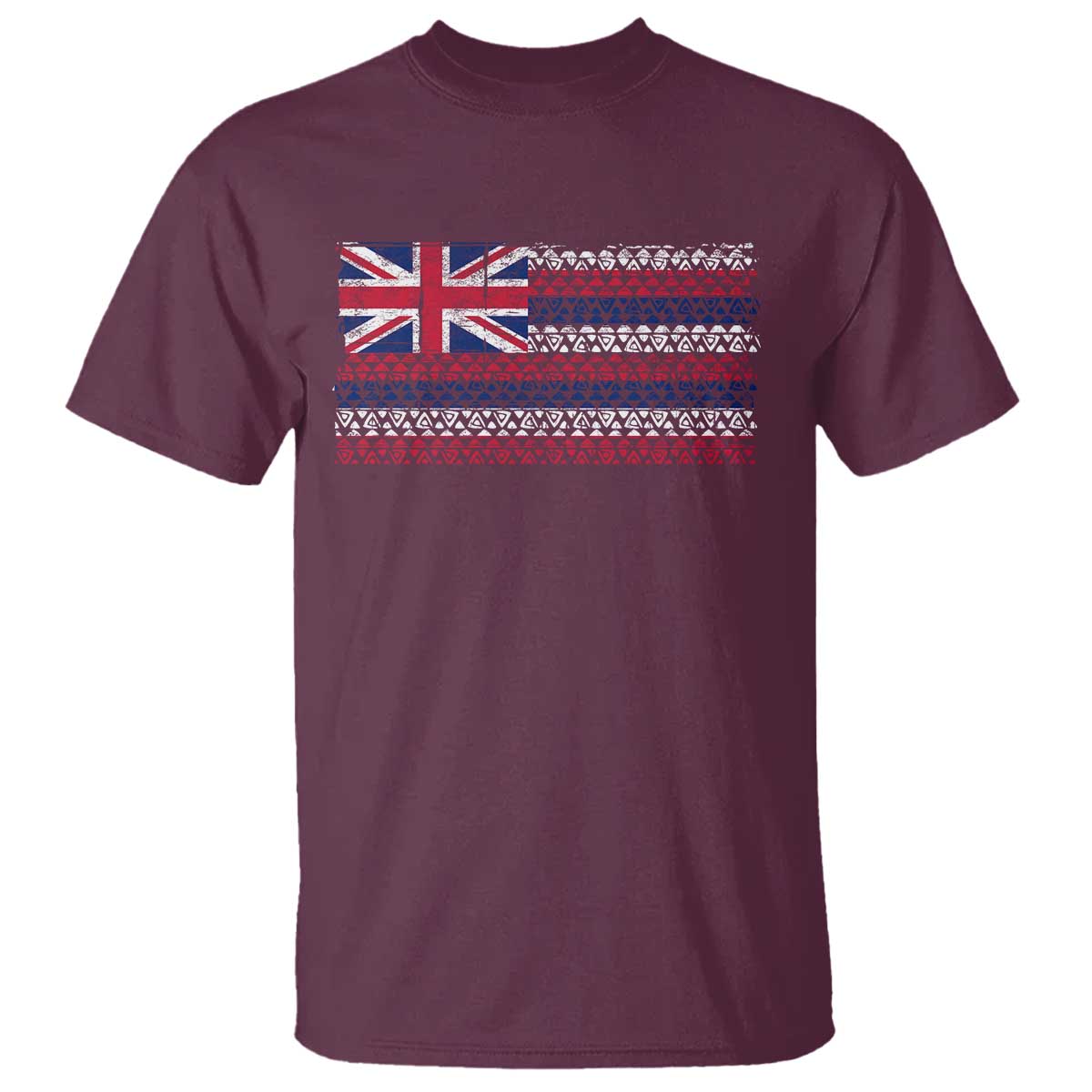 Hawaiian Tribal Flag State of Hawaii T Shirt