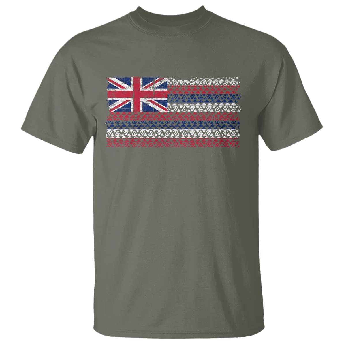 Hawaiian Tribal Flag State of Hawaii T Shirt
