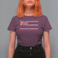 Hawaiian Tribal Flag State of Hawaii T Shirt For Women