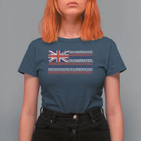 Hawaiian Tribal Flag State of Hawaii T Shirt For Women