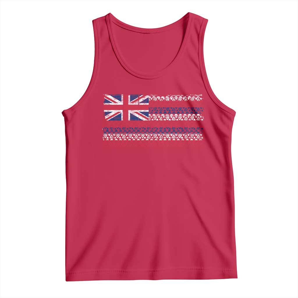 Hawaiian Tribal Flag State of Hawaii Tank Top